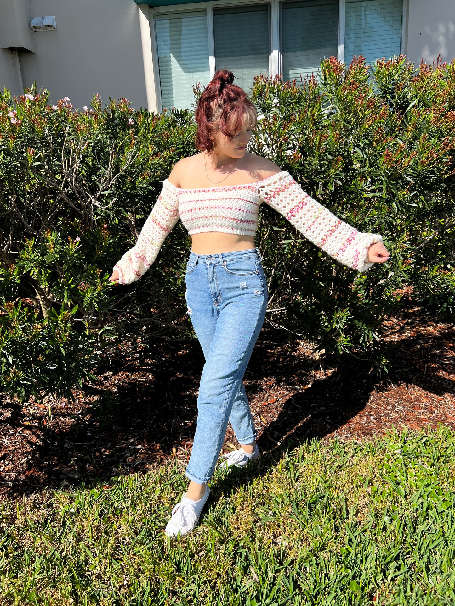 He Loves Me - Rosey Crop Top !! CROCHET PATTERN ONLY !! Choose What You Pay!
