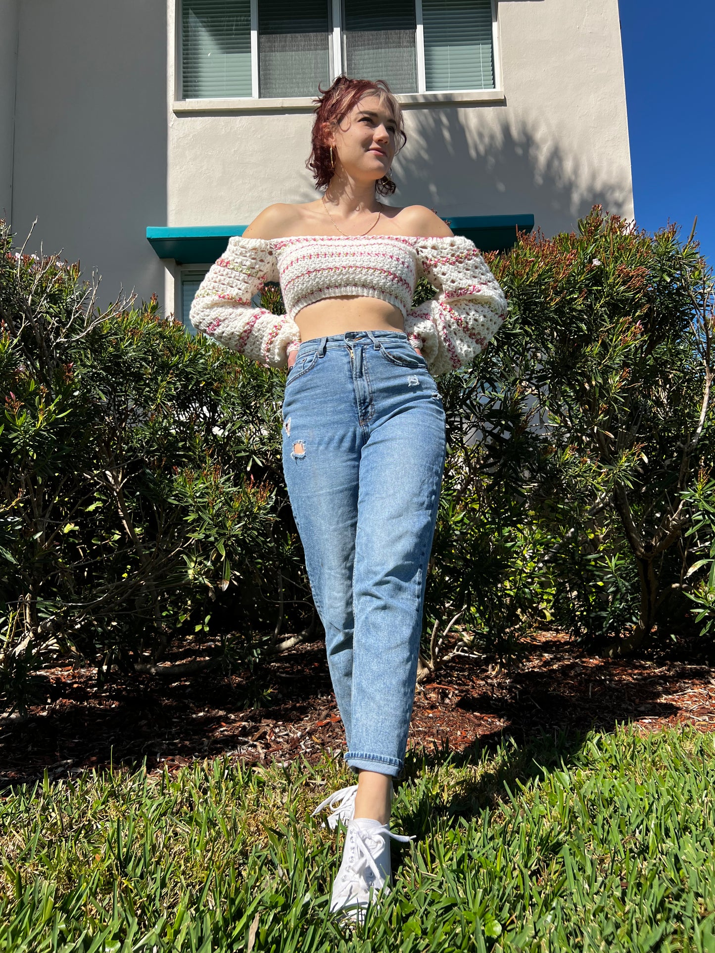 He Loves Me - Rosey Crop Top !! CROCHET PATTERN ONLY !! Choose What You Pay!
