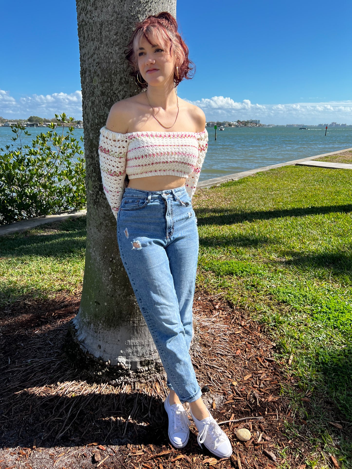 He Loves Me - Rosey Crop Top !! CROCHET PATTERN ONLY !! Choose What You Pay!