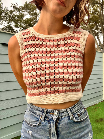 Granny Stitch Crop Top !!CROCHET PATTERN ONLY!! - Choose What You Pay