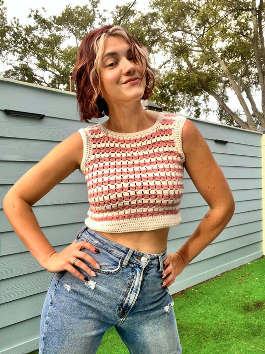 Granny Stitch Crop Top !!CROCHET PATTERN ONLY!! - Choose What You Pay
