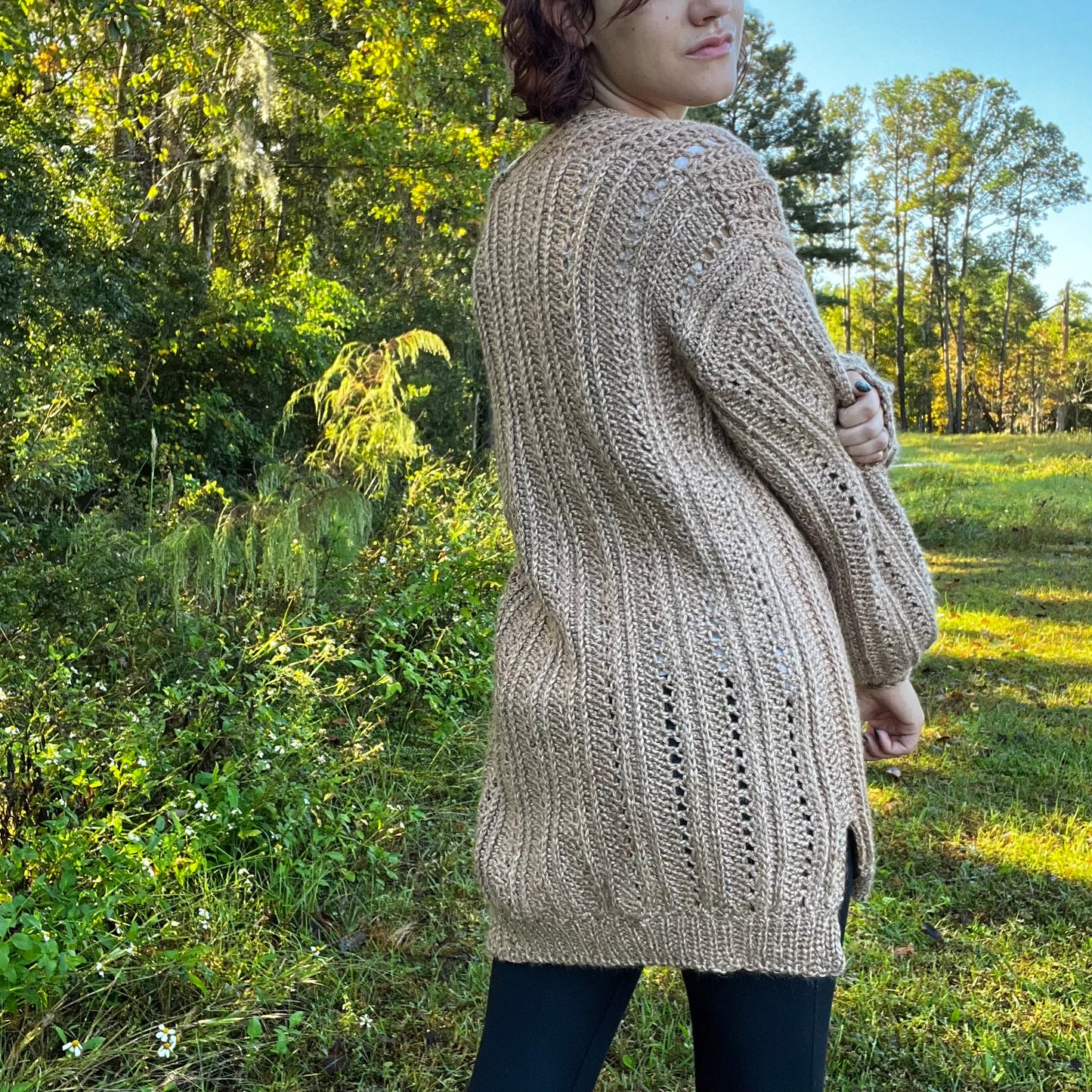 Countryside Cardigan !! CROCHET PATTERN ONLY !! - Choose What You Pay - long fit, custom sizing, crochet sweater pattern