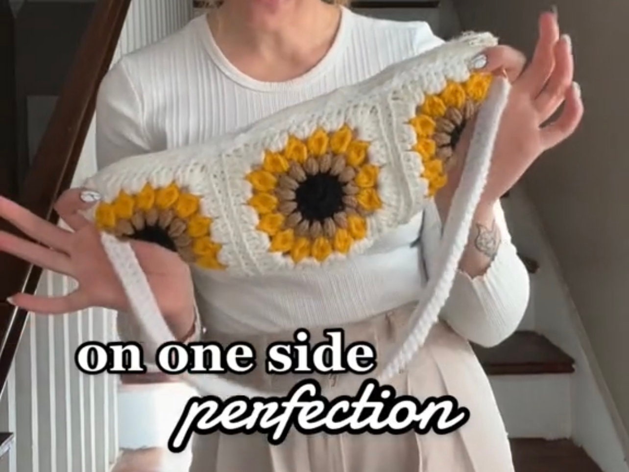 Sunflower and Sunshine Crochet CrossBody Bag - PATTERN ONLY